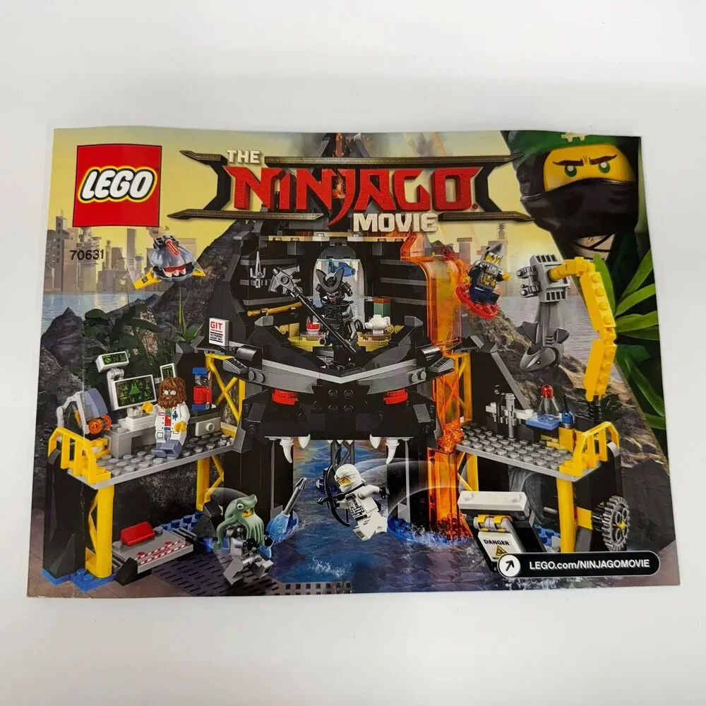 LEGO Ninjago Movie 70631 Garmadon’s Volcano Lair Instruction Manual Only